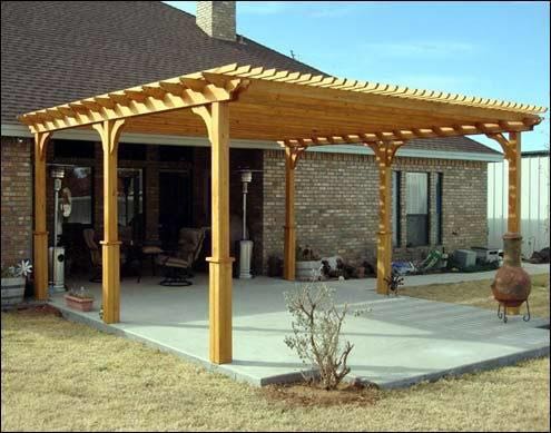 wooden car parking sheds